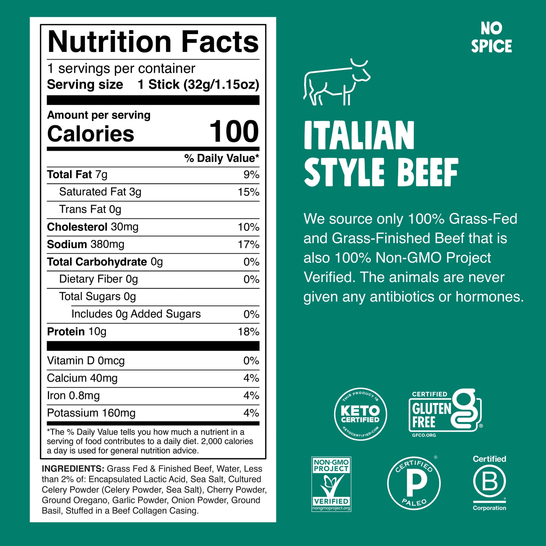 Italian Style Beef - Clean Active Bite