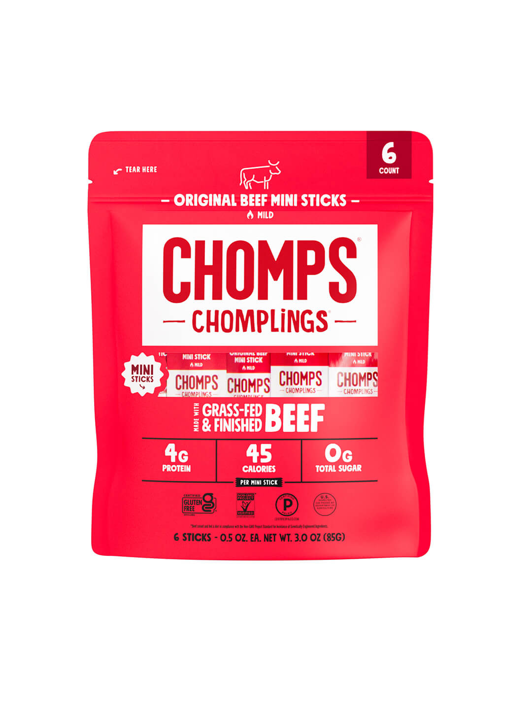 6 ct. Original Beef Chomplings - Clean Box Classic